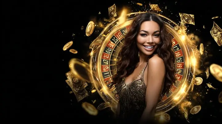 MV77 casino interface with modern layout