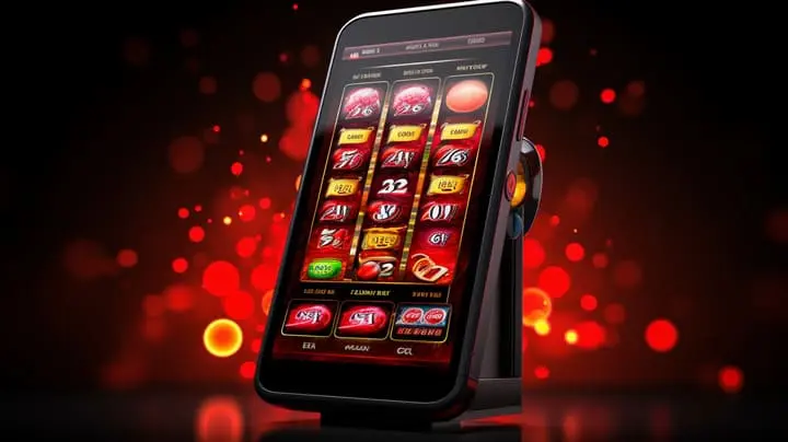 MV77 app homepage with menu options